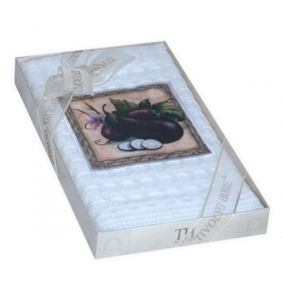 Полотенце кухонное Patlicanlar белый 50*70 см