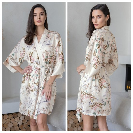 Халат женский "Мiа-Amore" Amely молочный 44-46 (S/M)