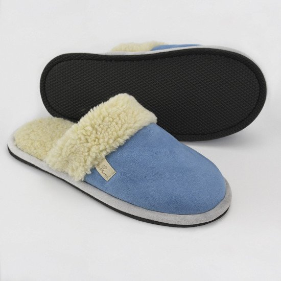 Тапочки женские "Woolhouse" Терра голубой 40/41