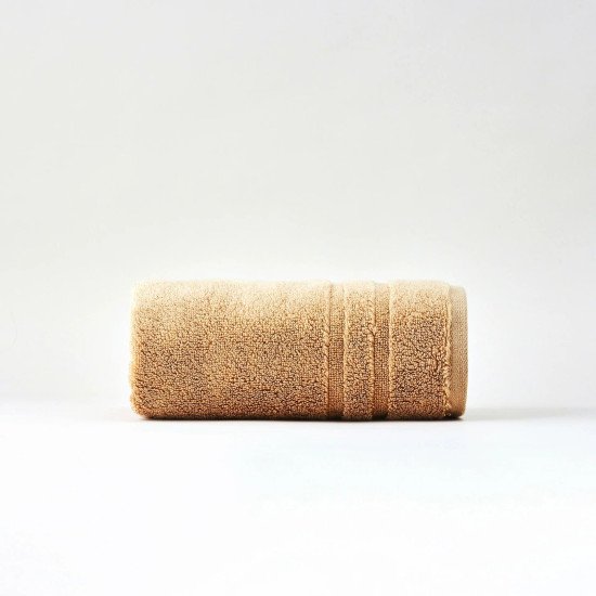 Полотенце махровое 1 шт "Уютности" плотность 500 г/м² бежевый (deer) 50*90 см