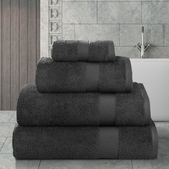 Полотенце махровое 1 шт "Karna" Arel темно-коричневый 70*140 см