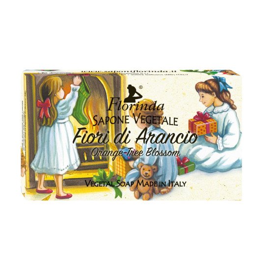 Мыло парфюмированное "Florinda" Marry Christmas/Счастливого рождества Fiori Di Arancio/Цветок апельсинового дерева 100 г
