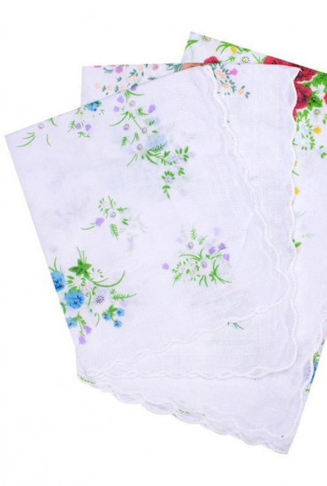 Набор женских носовых платков "Etteggy"  45452-46 30*30 см-6 шт.