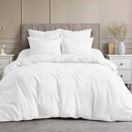 Пододеяльник Сатин "Nova" белый 200*220 см