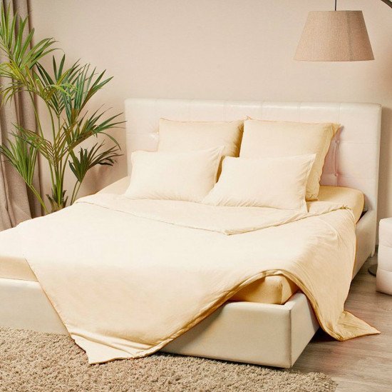 Пододеяльник на молнии Трикотаж Tencel пудра 172*205 см