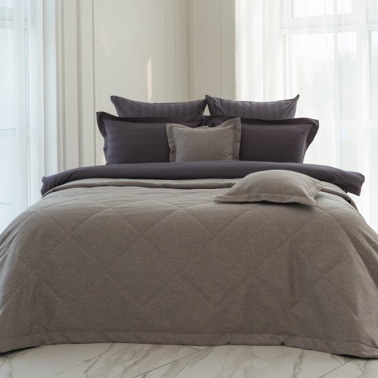 Покрывало  с наволочками Rigina 3124 бежевый 240*260 см