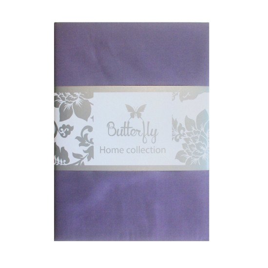 Пододеяльник на молнии Сатин Делюкс "Butterfly"  5323 фиолетовый 175*215 см