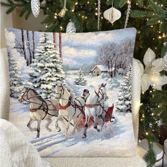 Декоративная наволочка "Гобелен" Тройка 45*45 (±2) см