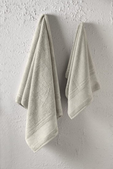 Полотенце махровое 1 шт "Arya" Giza светло-бежевый 70*140 см