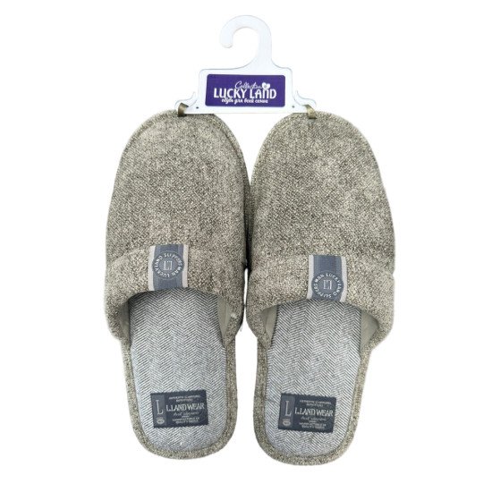 Тапочки мужские "Lucky land" Comfort 4358 хаки 44