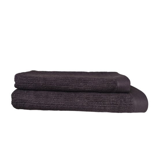 Полотенце махровое 1 шт "Dina Me" Loft темно-фиолетовый/casper 70*140 см