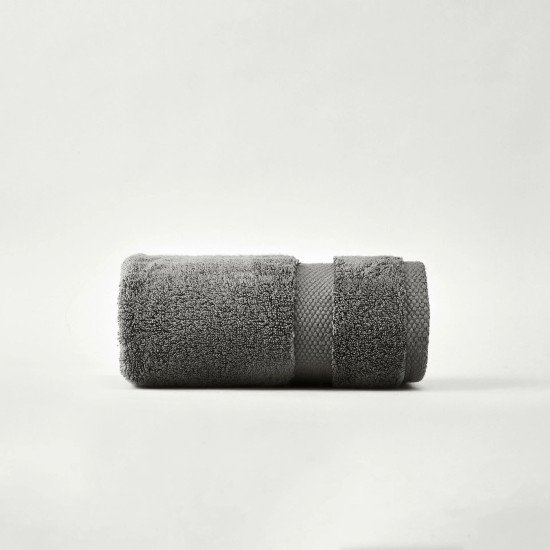 Полотенце махровое 1 шт "Уютности" плотность 600 г/м² графит (мetal сoal) 70*140 см