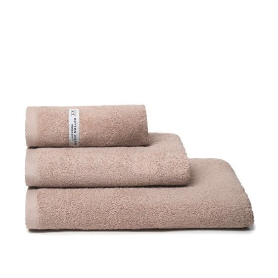 Полотенце махровое 1 шт "Cotton Dreams" пудровый/kristy 40*60 см