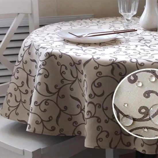 Скатерть "Моготекс" Хельга овальная 150*240 см