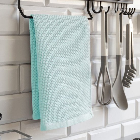 Полотенце кухонное "DeNastia" Однотонное бирюзовый 40*60 см