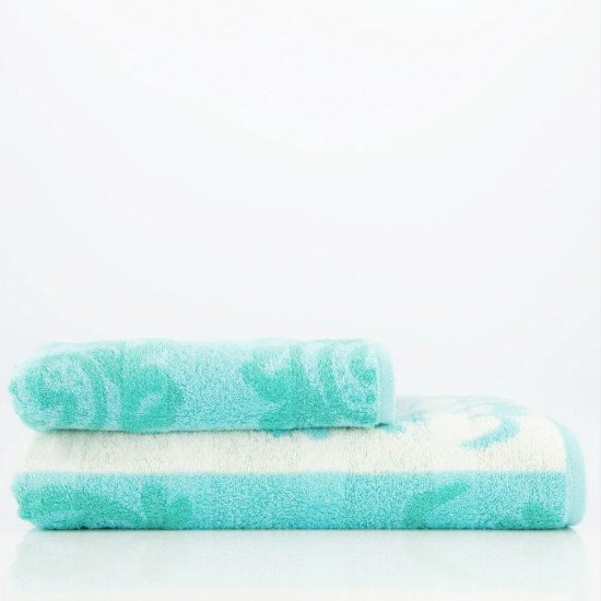 Полотенце махровое 1 шт "Cawo" Noblesse Cashmere Jacquard 14 50*100 см