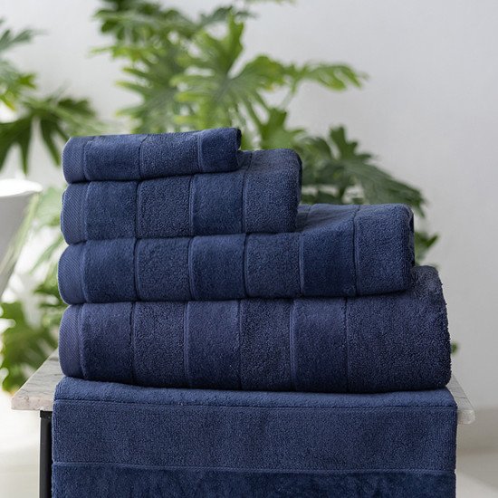 Полотенце махровое 1 шт "La Prima" Urban  3085 сапфировый 30*50 см