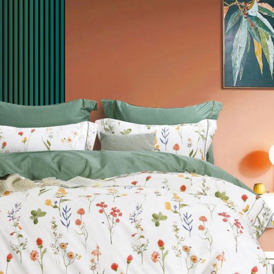 Постельное белье Сатин- 1929-6 Евро