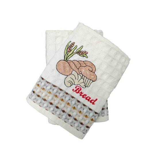Полотенце кухонное 1 шт "Ambiella" Хлеб v2 35*50 см