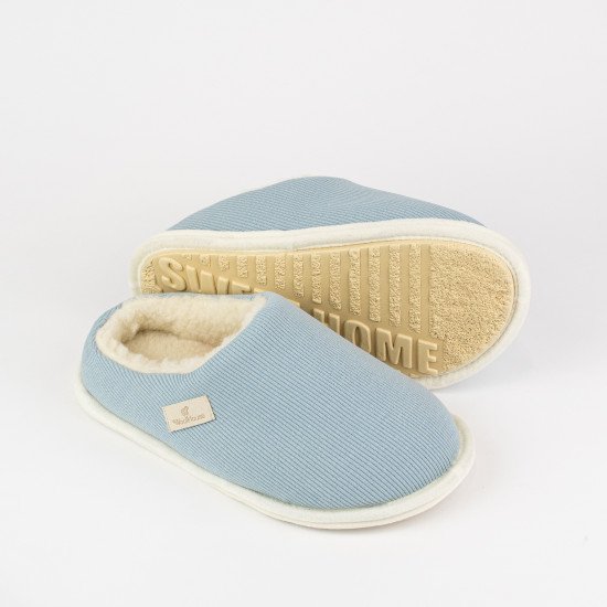 Тапочки женские "Woolhouse" Горизонт голубой туман 36/37
