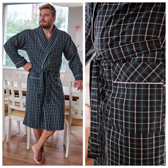 Халат мужской облегченный "Vien" Arman 322-2 54 (3XL)