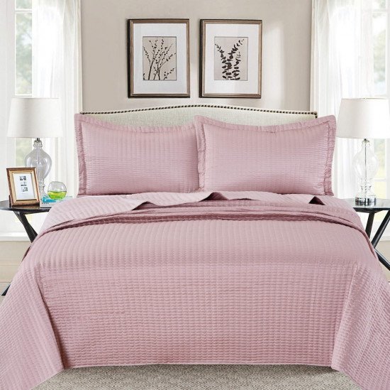 Покрывало с наволочками Микаэлла  пепельная роза 230*250 см