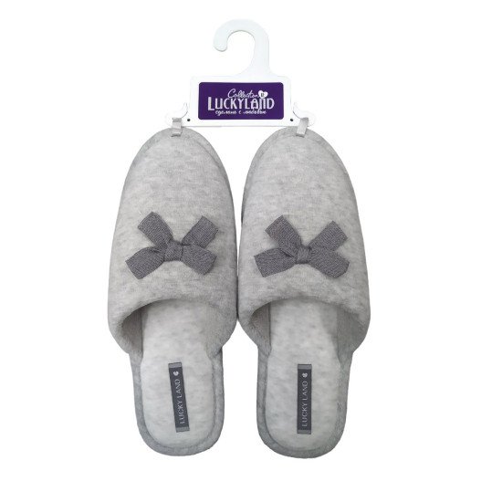 Тапочки женские "Lucky land" Comfort серый-3 41