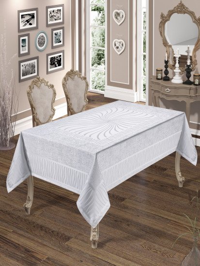 Скатерть "Do&Co" Gunes белый 160*220 см
