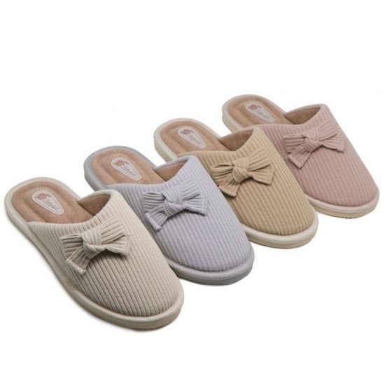 Тапочки женские "Lucky land" Comfort бежевый 40