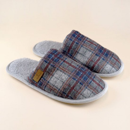 Тапочки мужские "Woolhouse" Нордик синий/1 36/37