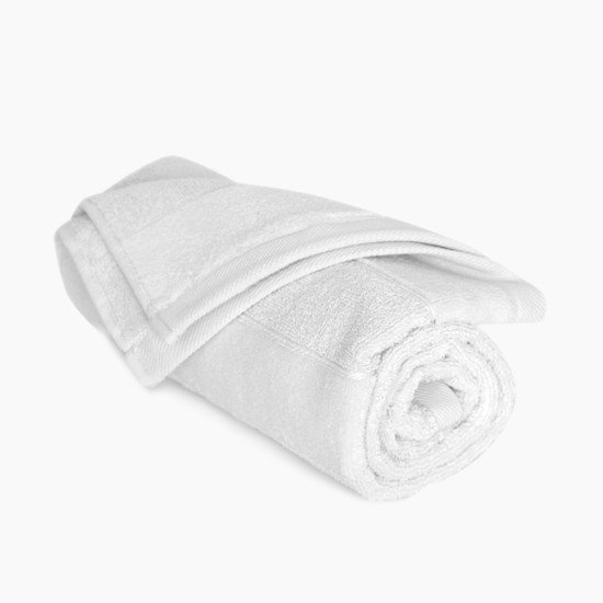 Полотенце махровое для ног в ванную 1 шт "La Prima" Urban 2931 белоснежный 50*70 см