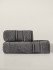 Полотенце махровое 1 шт "Karna" Viana Zero Twist темно-серый 50*90 см