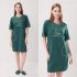 Платье женское "Clever" Морозко зелёный, 100% хлопок 48 (L)