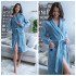 Халат женский велюровый "Vien" Trendy niagara 46 (M)