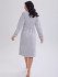 Халат женский велюровый "Vien" Trendy light grey 48-50 (L/XL)