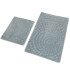 Комплект ковриков для ног в ванную 2 шт. "Karven" Girdap серый 50*60 см, 60*100 см