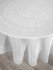Скатерть "Karna" Dore круглая белый D 160 см