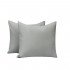 Комплект наволочек 2 шт. Сатин "Nova" серый 70*70 см