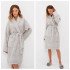 Халат женский  махровый "Ambiella" Paris серый 48-50 (L/XL)