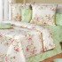 Постельное белье Перкаль Премиум Valencia- Ameli зеленый Евро