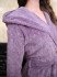 Халат женский велюровый "Vien" Rapunzel с капюшоном dried rose 54 (3XL)