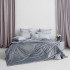 Покрывало  с наволочками Allure 3550 стальной 240*260 см