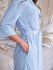 Халат женский велюровый "Vien" Evening Comfort summer blue 54 (3XL)