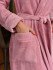 Халат женский велюровый "Vien" Kimberly роза 44-46 (S/M)