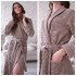 Халат женский велюровый "Vien" Miranda латте 48-50 (L/XL)