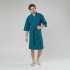 Халат вафельный  Кимоно изумруд 48-50 (L/XL)