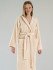 Халат  махровый "Ti Tocco" из неокрашенного хлопка натуральный 54-56