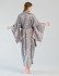Халат женский в стиле кимоно "Ti Tocco" Журавли серый