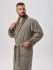 Халат мужской велюровый "Vien" Montana smoky 54 (3XL)
