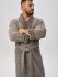 Халат мужской велюровый "Vien" Montana smoky 54 (3XL)